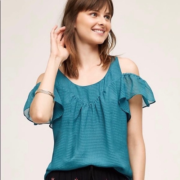 MAEVE | Tavin Open Shoulder Top - Picture 1 of 8